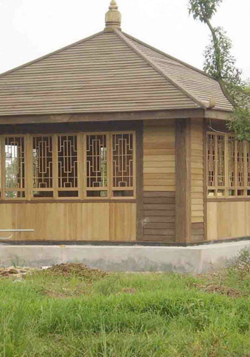 洛陽防腐木方形木屋